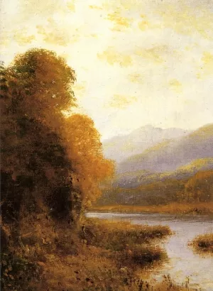 Along the Banks by Thomas Bartholomew Griffin - Oil Painting Reproduction