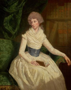Portrait Of Mrs Maria Anne Penrudokke by Thomas Beach Oil Painting