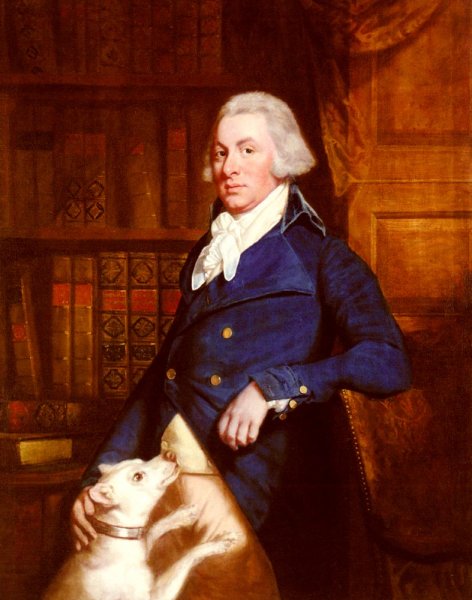 Portrait Of Samuel Rodbard 1758 - 1827 by Thomas Beach - Hand-Painted Oil Painting Reproduction