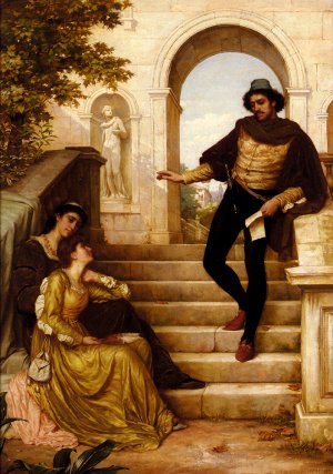 The New Student by Thomas Benjamin Kennington Oil Painting