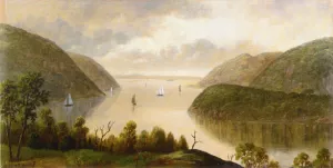 Summer Storm Approaching Oil painting by Thomas Benjamin Pope