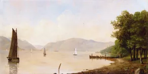 Sunlit Cove Oil painting by Thomas Benjamin Pope