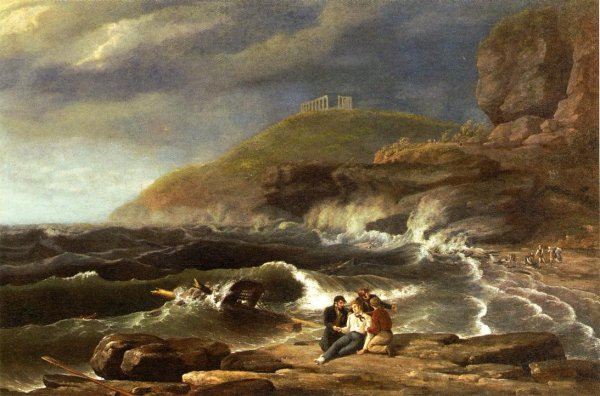Main Product Photo of Falconer's Shipwreck Painting by Thomas Birch