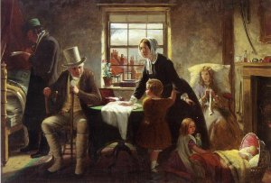 Relenting: The silence of pure innocence persuades, where speaking fails (The Winter's Tale) by Thomas Brooks Oil Painting