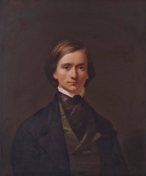 Thomas Buchanan Reed - Self Portrait by Thomas Buchanan Read - Hand-Painted Oil Painting Reproduction