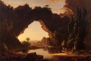 An Evening in Arcadia by Thomas Cole - Oil Painting Reproduction