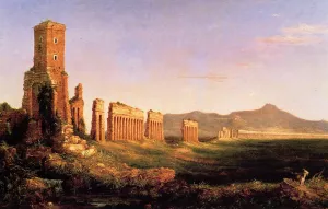 Aqueduct near Rome by Thomas Cole Oil Painting