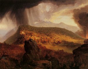 Catskill Mountain House, the Four Elements Oil painting by Thomas Cole