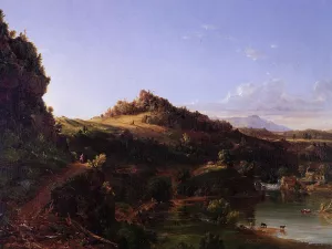 Catskill Scenery painting by Thomas Cole