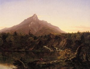 Corway Peak, New Hamshire by Thomas Cole Oil Painting