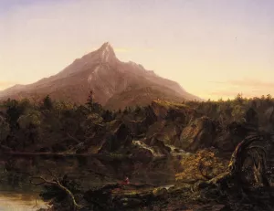 Corway Peak, New Hamshire by Thomas Cole - Oil Painting Reproduction