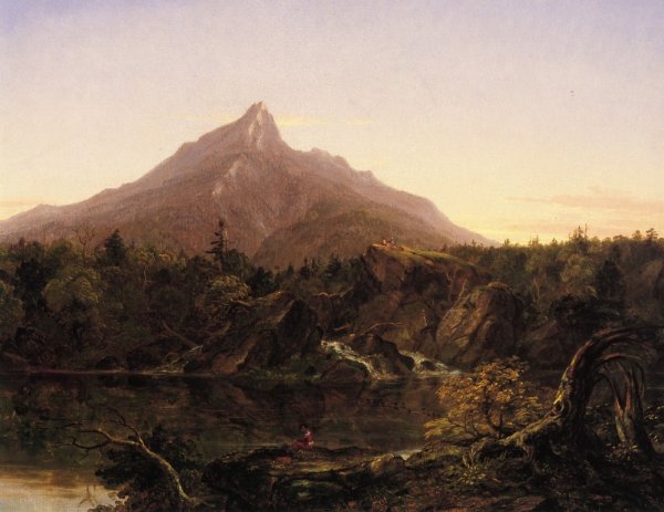 Corway Peak, New Hamshire by Thomas Cole - Hand-Painted Oil Painting Reproduction