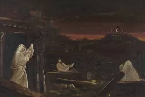 Dead Rising from Tombs by Thomas Cole Oil Painting