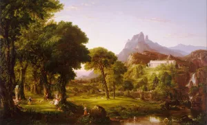 Dream of Arcadia Oil painting by Thomas Cole
