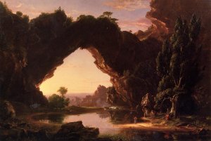 Evening in Arcadia by Thomas Cole Oil Painting