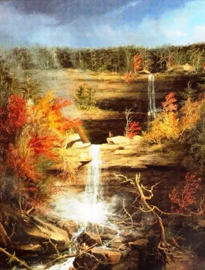 Falls of the Kaaterskill by Thomas Cole - Oil Painting Reproduction