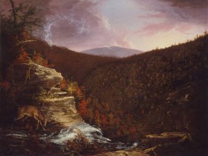 From the Top of Kaaterskill Falls by Thomas Cole Oil Painting