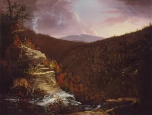 From the Top of Kaaterskill Falls by Thomas Cole Oil Painting