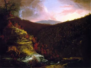 From the Top of Kaaterskill Falls painting by Thomas Cole