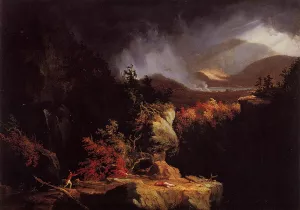 Gelyna also known as View near Ticonderoga by Thomas Cole Oil Painting