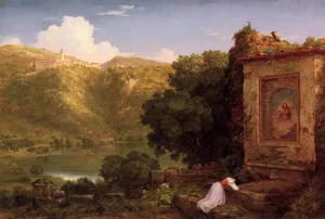 Il Pensaro by Thomas Cole Oil Painting
