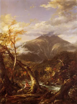 Indian Pass - Tahawus by Thomas Cole - Oil Painting Reproduction