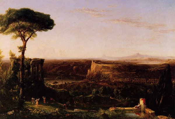 Main Product Photo of Italian Scene, Composition Painting by Thomas Cole