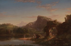 L'Allegro by Thomas Cole Oil Painting