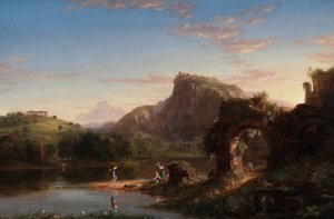 L'Allegro by Thomas Cole Oil Painting