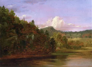 Landscape also known as American Lake in Summer by Thomas Cole Oil Painting