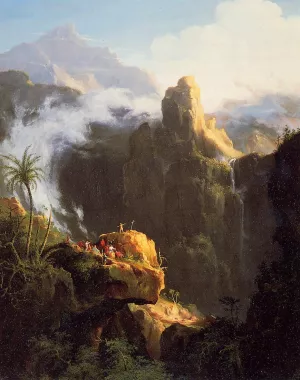 Landscape Composition: St. John in the Wilderness by Thomas Cole - Oil Painting Reproduction