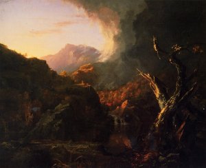 Landscape with Dead Trees Oil painting by Thomas Cole