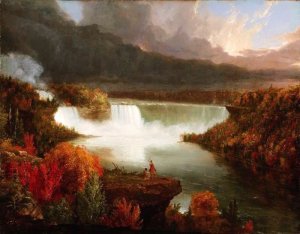 Niagara Falls by Thomas Cole Oil Painting