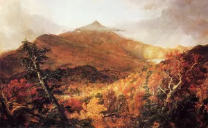 Schroon Mountain, Adirondacks, Essex County, New York, after a Storm painting by Thomas Cole