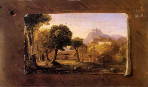 Study for 'Dream of Arcadia' painting by Thomas Cole