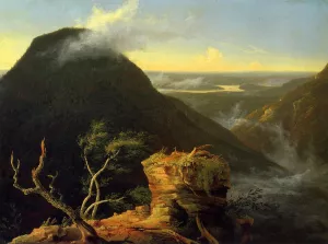 Sunny Morning on the Hudson River by Thomas Cole Oil Painting