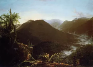 Sunrise in the Catskill Mountains by Thomas Cole Oil Painting