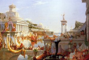 The Course of Empire: Consummation Oil painting by Thomas Cole