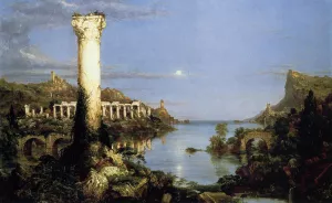 The Course of Empire: Desolation by Thomas Cole - Oil Painting Reproduction