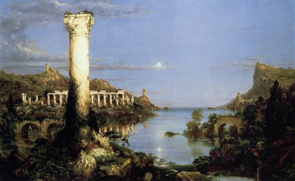 Main Product Photo of The Course of Empire: Desolation Painting by Thomas Cole