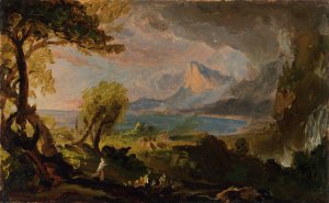 The Course of Empire-The Savage State by Thomas Cole Oil Painting