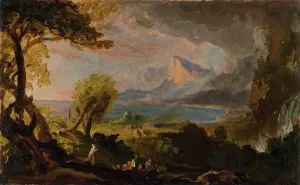 The Course of Empire-The Savage State by Thomas Cole Oil Painting