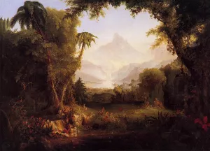 The Garden of Eden painting by Thomas Cole