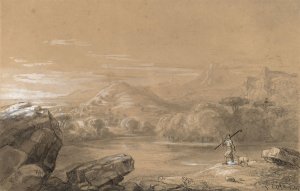 The Good Shepherd by Thomas Cole Oil Painting