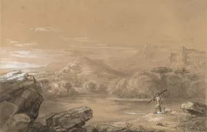 The Good Shepherd by Thomas Cole Oil Painting