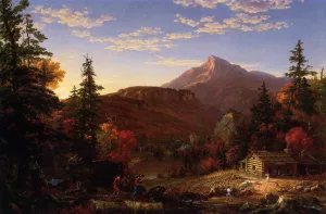 The Hunter's Return Oil painting by Thomas Cole