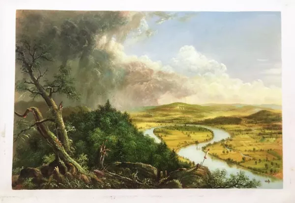 The Oxbow also known as The Connecticut River near Northampton by Thomas Cole - Oil Painting Reproduction