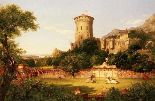 Main Product Photo of The Past Painting by Thomas Cole