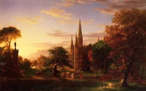 The Return by Thomas Cole - Oil Painting Reproduction