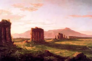The Roman Campagna by Thomas Cole - Oil Painting Reproduction